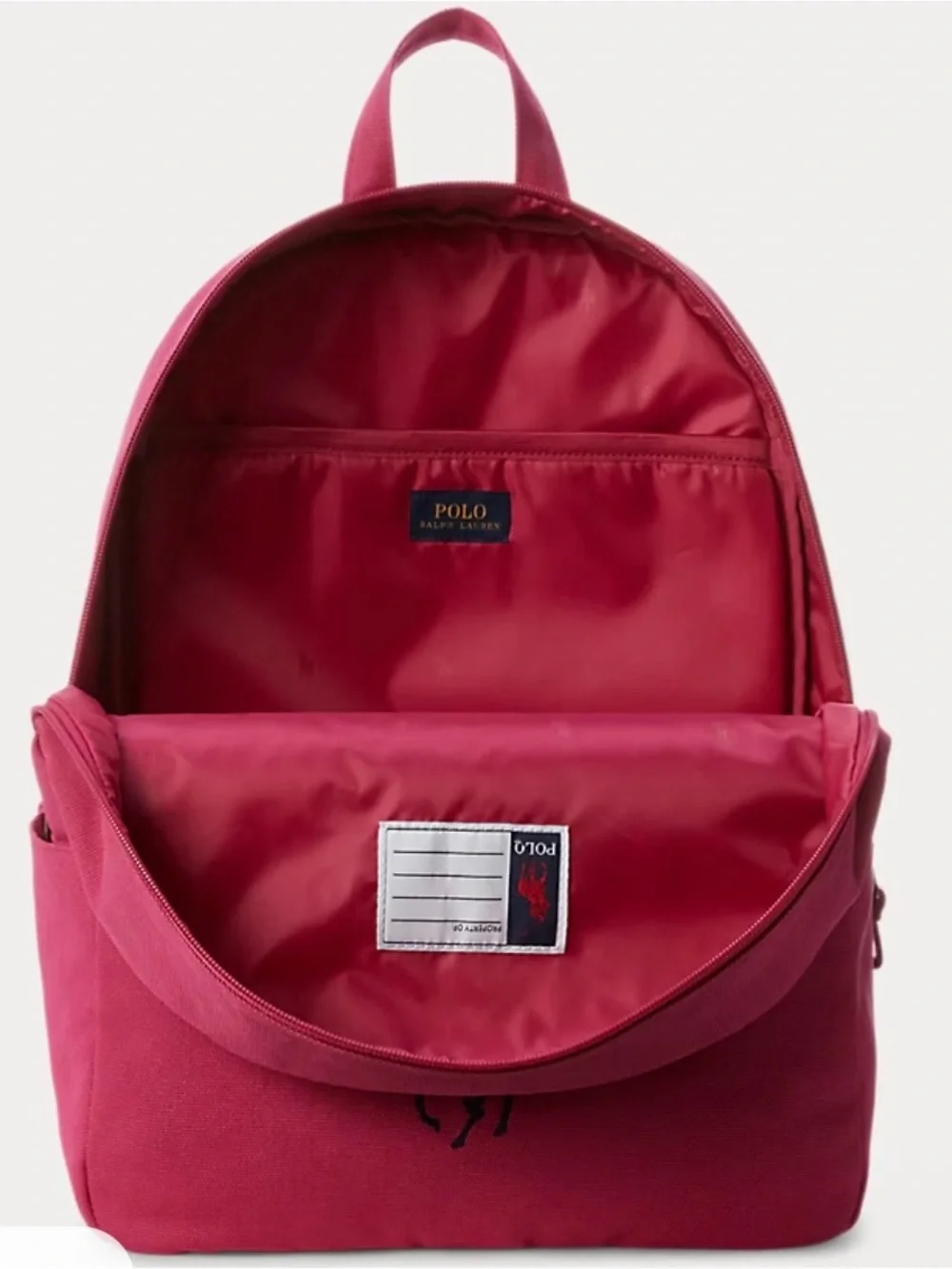 RALPH LAUREN KIDS Canvas Polo Pony Backpack